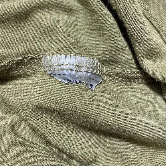 Gymshark Womens Long Sleeve Cutout Front and Elbows‎ Athletic Top Size M Green - Picture 6 of 10